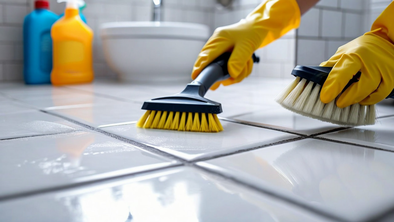 Grout Cleaning and Sealing
